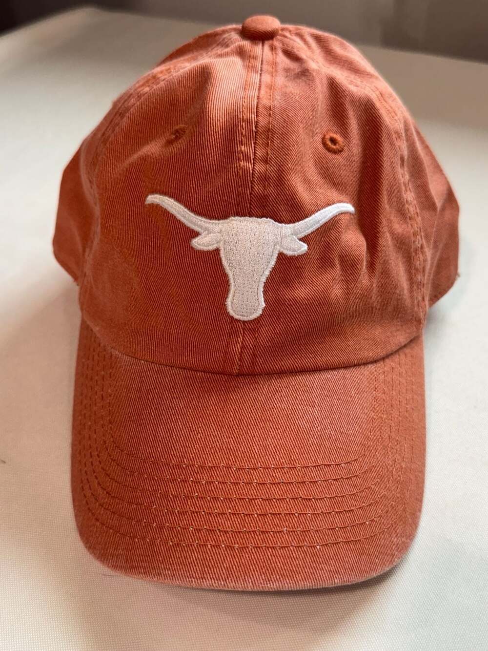 Texas Longhorns Burnt Orange Washed Baseball Cap Distressed Adjustable OSFA